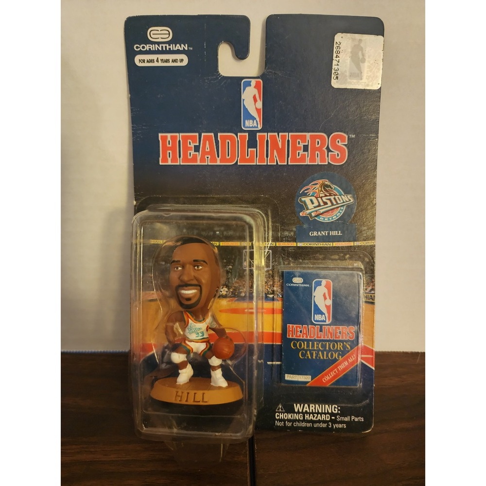 1997 Corinthian NBA Headliners Grant Hill Figure New in Box NIB w/ Catalog‎